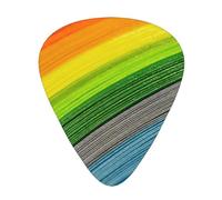 Rainbow Color Stripe Print12 Professional Guitar Tuner For Guitar, Bass, & Chromatic Tuning Modes