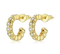 Rainbow Color Zircon Color Stud Earrings Ear Hoops Jewelry