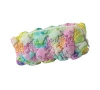 Rainbow Colored Bubble Patterned Pen Bag Large Capacity Pencil Case for Students Artists School Offices Travel Daily Use Creative Artist Tool Planner