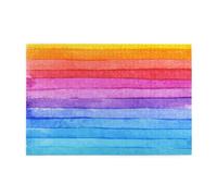 Rainbow Colored Striped1000 Piece Jigsaw Puzzles for Adults, Wooden Jigsaw Puzzle