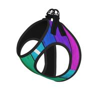 Rainbow Colored Wood Background Compact Pet Suspender Vest-The Perfect Small Pet For A Comfortable Walk