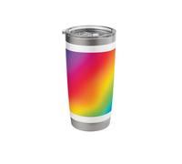 Rainbow Colorful Design Rainbow Colors Stainless Steel Insulated Tumbler