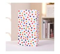 Rainbow Colorful Dot Stripe Paper Bag Gift Bags Wedding Party Open Top Stand Up Favor Bags DIY Candy Birthday Supplies(V-2,20PCS_13X8X24CM)