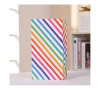Rainbow Colorful Dot Stripe Paper Bag Gift Bags Wedding Party Open Top Stand Up Favor Bags DIY Candy Birthday Supplies(V-1,20PCS_13X8X24CM)