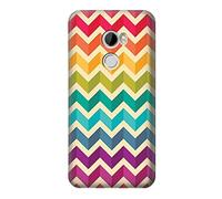 Rainbow Colorful Shavron Zig Zag Pattern Case Cover For HTC One X10