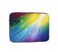Rainbow Colorful Stripe Print Laptop Sleeve 17 inch, Ultra-Thin Computer Bag Notebook Computer Tablet Laptop Bag for Office Daily Commute