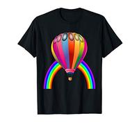 Rainbow Colors Hot Air Balloon T-Shirt