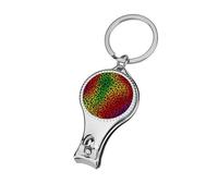 Rainbow Colors Leopard Print Nail Clippers Toenail Clipper Cutters Professional Nail Trimmer Nail Cuticle Cutter for Women Men