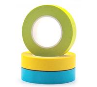 Rainbow Colour Masking Tape - 3 Rolls Low Tack, Premium Painter's Tape, Writable, 15mm Wide For Automotive, Indoor & Outdoor, Multiple Surfaces