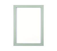 Rainbow Colour Range Picture/Photo/Poster frame- With an MDF backing board- Ready to hang or stand - With a High Clarity Styrene Shatterproof Perspex Sheet-Light Green-9" x 7"