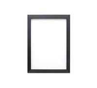Rainbow Colour Range Picture/Photo/Poster frame- With an MDF backing board- Ready to hang or stand - With a High Clarity Styrene Shatterproof Perspex Sheet-black-6" x 4"