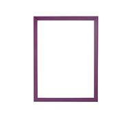 Rainbow Colour Range Picture/Photo/Poster frame- With an MDF backing board- Ready to hang- With a High Clarity Styrene Shatterproof Perspex Sheet-Purple-18" x 12"