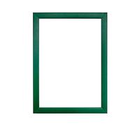Rainbow Colour Range Picture/Photo/Poster INSTAGRAM SQUARE frame - With an MDF backing board - Ready to hang - With a High Clarity Styrene Shatterproof Perspex Sheet - Green 10" x 10"