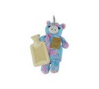 Rainbow Coloured Plush Unicorn Hot Water Bottle - 750ml KS Brands Multi One Size