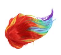 Rainbow Cosplay Wig for Women, Long Synthetic High Temperature Fiber