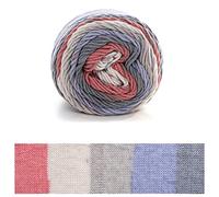 Rainbow Cotton Yarn 100g Segment Dyeing 5 Strands Milk DIY Hand Knitted Sofa Cushion Pillow 193 Meters(1pc 21)