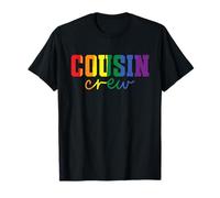 Rainbow Cousin crew for Adults Sisters Brothers LGBT Reunion T-Shirt