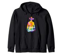 Rainbow Cowboy Gay Pride Funny LGBTQ Halloween Party Zip Hoodie