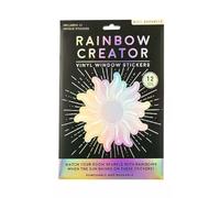 Rainbow Creator Window Stickers - Pack of 12 Holographic Vinyl Sun Catchers, Removable Rainbow Maker Decals for Home, Bedroom & Office
