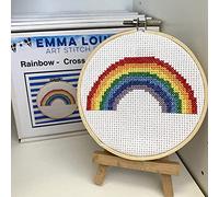 Rainbow Cross Stitch Kit Starter Box - Counted Cross Stitch, Beginners Rainbow Cross Stitch