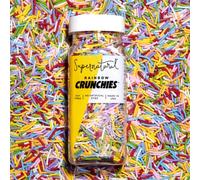 Rainbow Crunchies Natural Sprinkles by Supernatural, Made in USA, No Artificial Dyes, Soy Free, Gluten Free, Corn Free, Vegan, 3oz