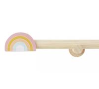 Rainbow Curtain Pole Will Do Just That This Finely Crafted Wooden Pole Features A Colourful Rainbow Finial, Perfect For Adding Colourful Style To Your Kids Room - Wood 120x 120cm