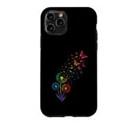 Rainbow Dandelion Butterfly Nature Case for iPhone 11 Pro