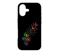 Rainbow Dandelion Butterfly Nature Case for iPhone 17