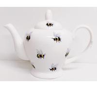 Rainbow Decors Bees Teapot Fine Bone China Bumblebee Small Tea Pot 20oz Hand Decorated UK, Multicolour