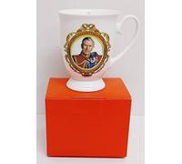 Rainbow Decors HM King Charles III Mug Gift Box Fine Bone China Royal 300ml Coronation Commemorative Cup Hand Decorated UK