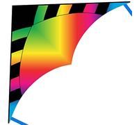 Rainbow Delta Kites for kids and adults, Beginner kite for kids ages 4-8