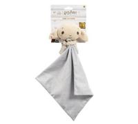 Rainbow Designs Harry Potter Dobby Comfort Blanket for Newborns - Velvety Soft Grey Comforter with Plush House-Elf & Star Details - Huggable Cuddle Companion for Babies from Birth