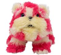 Rainbow Designs Bagpuss Yawning Soft Toy - Yawning Feature for Kids Bedtime - Classic 70s TV Character - Pink & White Striped Cat Plush Stuffed Animal - Retro Gift for Kids Young & Old