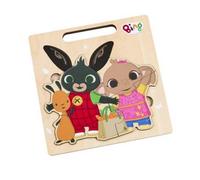 Rainbow Designs Bing Multi-Layer Wood Puzzle - Educational Wooden Puzzles for Kids with Vibrant Character Artwork, Develop Fine Motor Skills & Hand Eye Coordination for Early Learning
