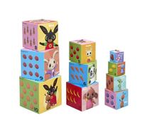 Rainbow Designs Bing Stacking Activity Cubes - 10pc Toddler Number & Letter Toy Blocks