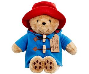 Rainbow Designs Cuddly Classic Paddington Bear - Paddington Bear Toy, 21cm Sitting Teddy Bear with Soft Duffle Coat and Real Toggles, Battered Red Felt Hat