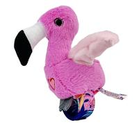 Rainbow Designs Happy Yappers Flamingo USB Interactive Plush Bird | Repeats speech, sings, flaps wings, USB rechargeable, interactive play
