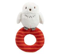 Rainbow Designs Harry Potter Hedwig Plush Baby Rattle - Soft Sensory Toy for Newborns - Suitable from Birth Ring Rattle for Early Development - Playtime and On-The-Go Companion