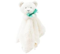 Rainbow Designs My First Bear Comforter Blanket - Perfect Newborn Baby Gift, Soft Plush Cuddling Companion from Birth, Ideal for Naptime - Gentle Ivory Plush Baby Comforter
