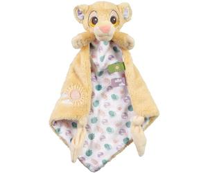 Rainbow Designs Official Disney Baby Lion King Comforter - Adorable Simba Design Newborn Comforter - Perfect for Cuddles, Super Soft Plush Baby Comfort Blanket - Featuring Sensory Tags for Playtime