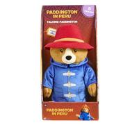 Rainbow Designs Paddington Bear Movie Talking Teddy Bear - Paddington Bear talking toy with 5 Phrases, Red Hat & Blue Duffle Coat - Cuddly Companion for Playtime Adventures