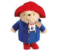 Rainbow Designs Peggy Fortnum's Paddington Bear Collectable Toy - 35cm Paddington Bear With Real Wellington Boots, Blue Coat, Toggle Details, Signature Red Hat - Perfect Paddington Gift for All Ages