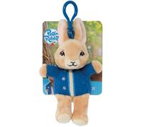 Rainbow Designs Peter Rabbit TV Clip On Soft Toy - 12.6cm Soft Plush Keychain for Bags & Backpacks - from Animated Series - Adventure-Ready Companion for Children's School Bags