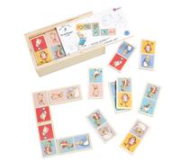 Rainbow Designs Peter Rabbit Wooden Dominoes Toy Set Game Suitable For Age 1+Yr