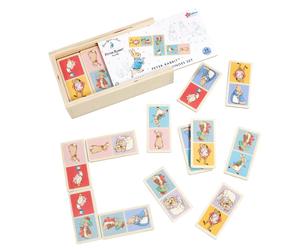 Rainbow Designs Peter Rabbit Wooden Dominoes Toy Set Game Suitable For Age 1+Yr