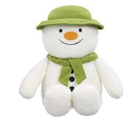 Rainbow Designs The Snowman 25cm Snowman Plush - Ultra-Soft Christmas Plush Toy with Green Hat and Scarf, Cuddly Festive Soft Toy for Baby and Children, Raymond Briggs Classic Character