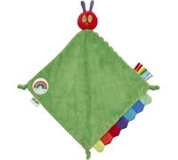 Rainbow Designs Very Hungry Caterpillar Baby Comforter - Soft & Colourful Rainbow VHC Comfort Blanket with Textured Tags, Knotted Corners - Ideal Story-time Caterpillar Companion