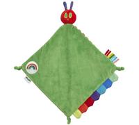 Rainbow Designs Very Hungry Caterpillar Baby Comforter - Soft & Colourful Rainbow VHC Comfort Blanket with Textured Tags, Knotted Corners - Ideal Story-time Caterpillar Companion