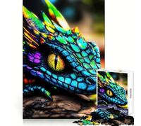 Rainbow Dragon Close-Up 1000 Piece Jigsaw Puzzle for Teenagers Enhance Recall Family Bond Exact Edge Thoughtful Gift (38x52cm)