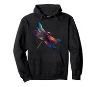 Rainbow Dragonflies Insects Dragonfly Entomology Art Pullover Hoodie